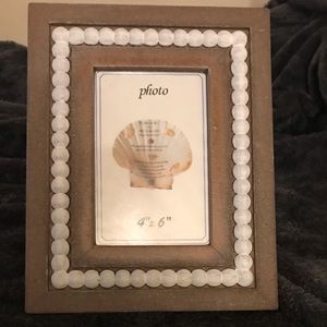 Beach themed picture frame wooden frame brand new